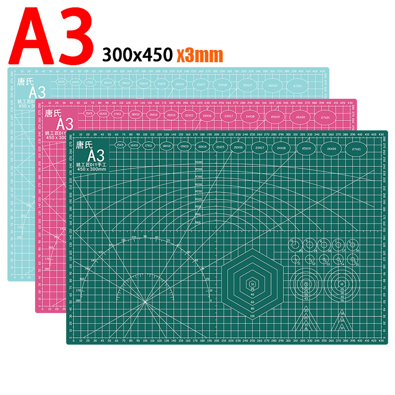 Cutting Mat Self Heal - Alas Potong PVC Multifungsi Warna A3