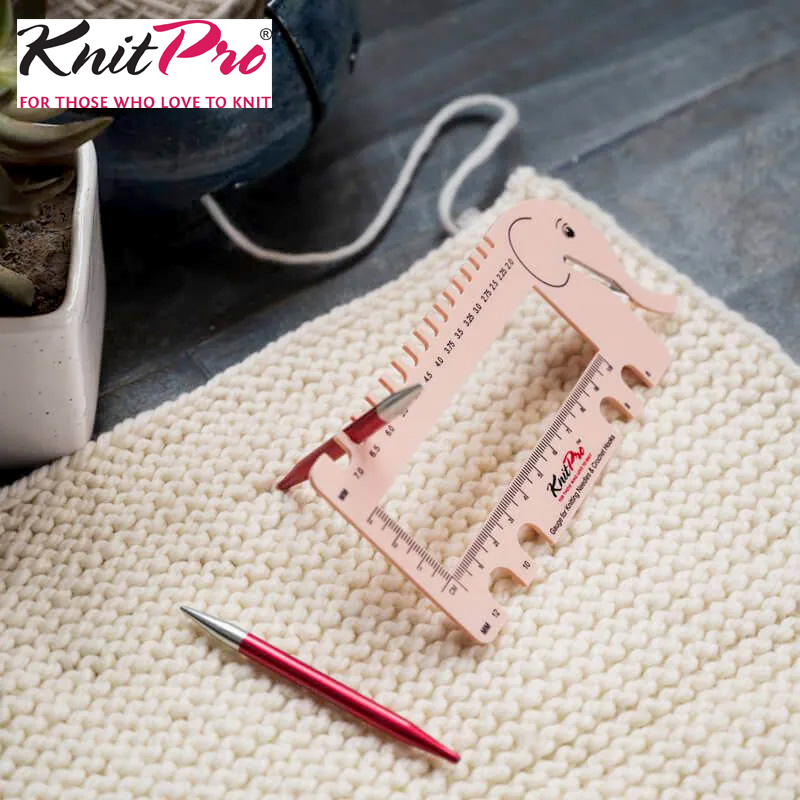Textile For Sewing - Alat Rajut Knitpro, Pengukur Benang Plastik