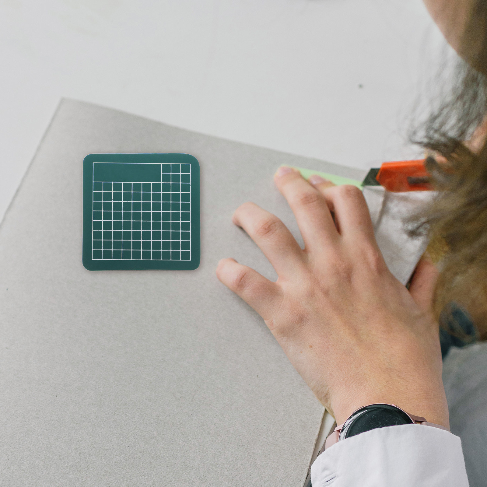 Cutting Mat Self Heal - Alas Potong Mini 6x6cm untuk Scrapbooking,