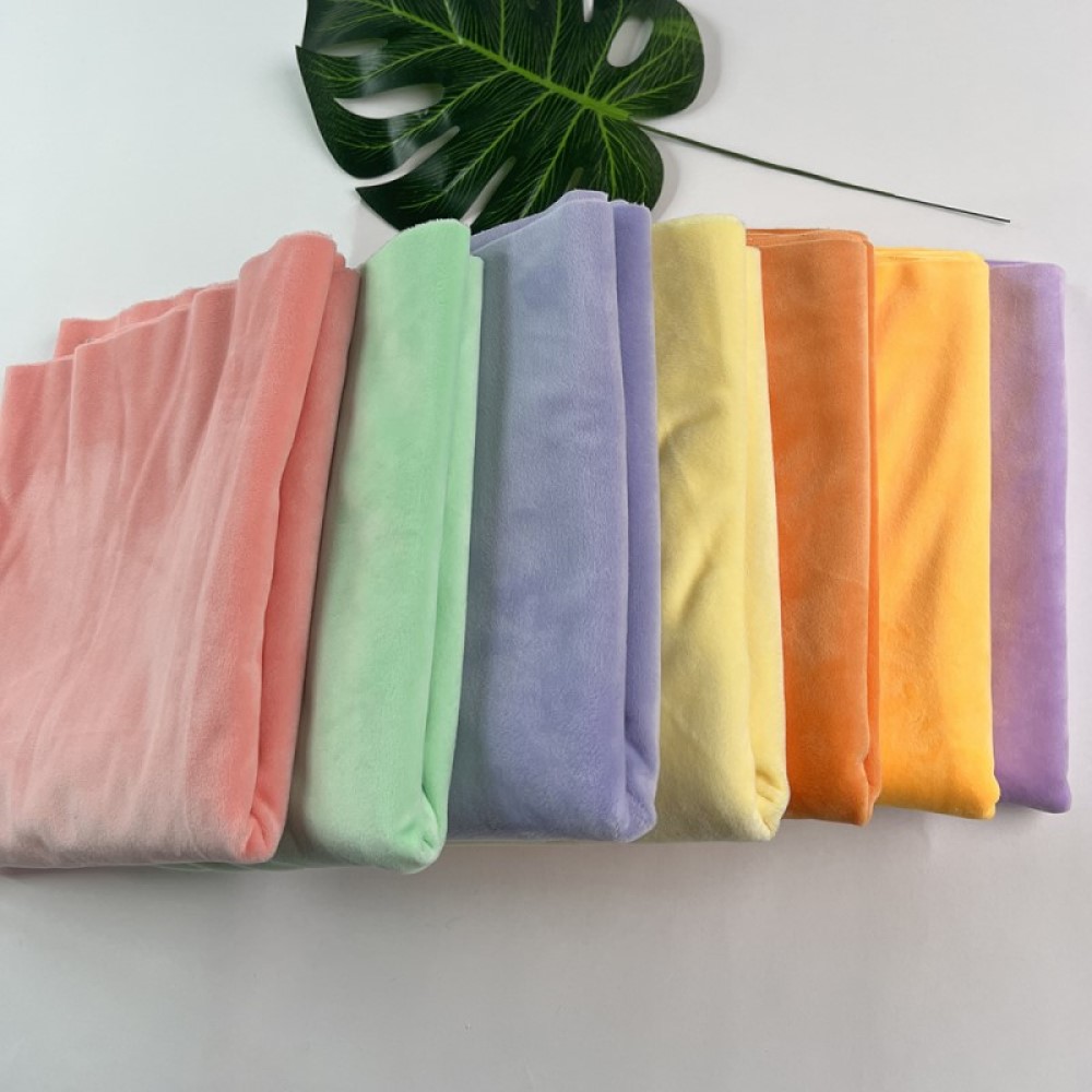 Textile For Sewing - Kain Plush Kristal Ultra Lembut 1mm