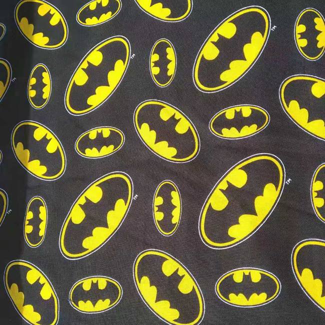 Textile For Sewing - Lebar 140Cm Kartun Batman Logo Desain