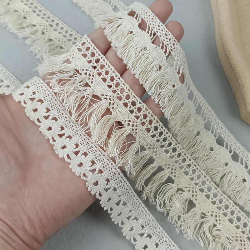 Sewing Eyelet Fabric - Pinggiran untuk tirai Sofa katun renda