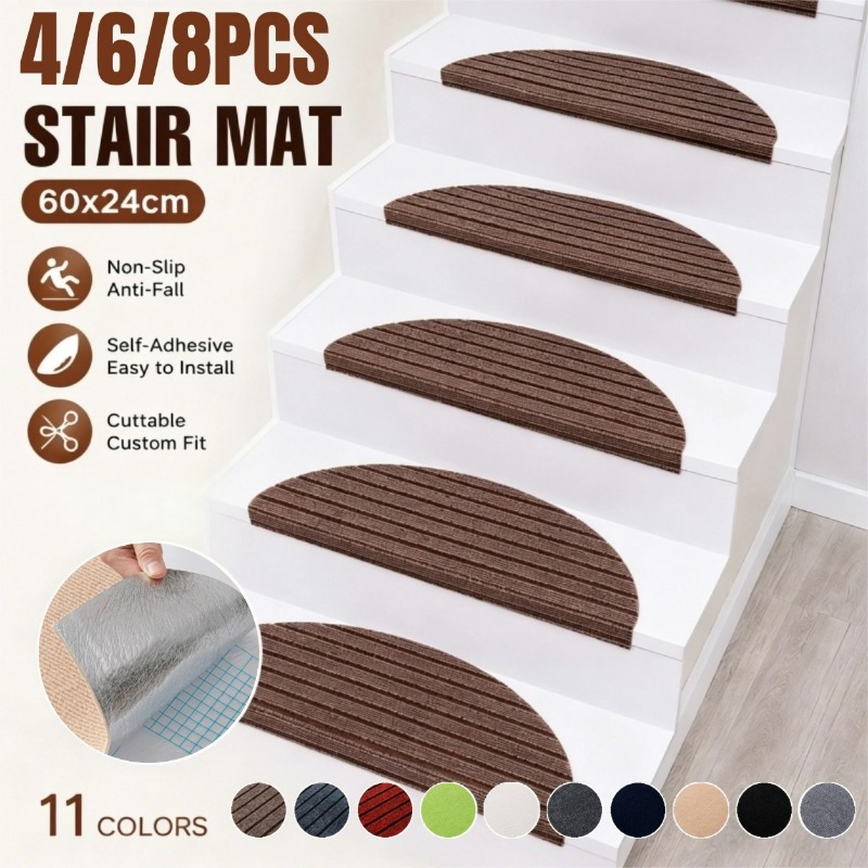 Cutting Mat Self Heal - 4/6/8/PCS Karpet Tangga Setengah Lingkaran Tebal