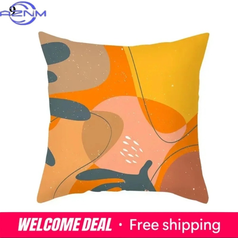 Sarung Bantal Abstrak Oranye B - Century Textile & Sewing Supply Saskatoon Sk ulasan dan harga