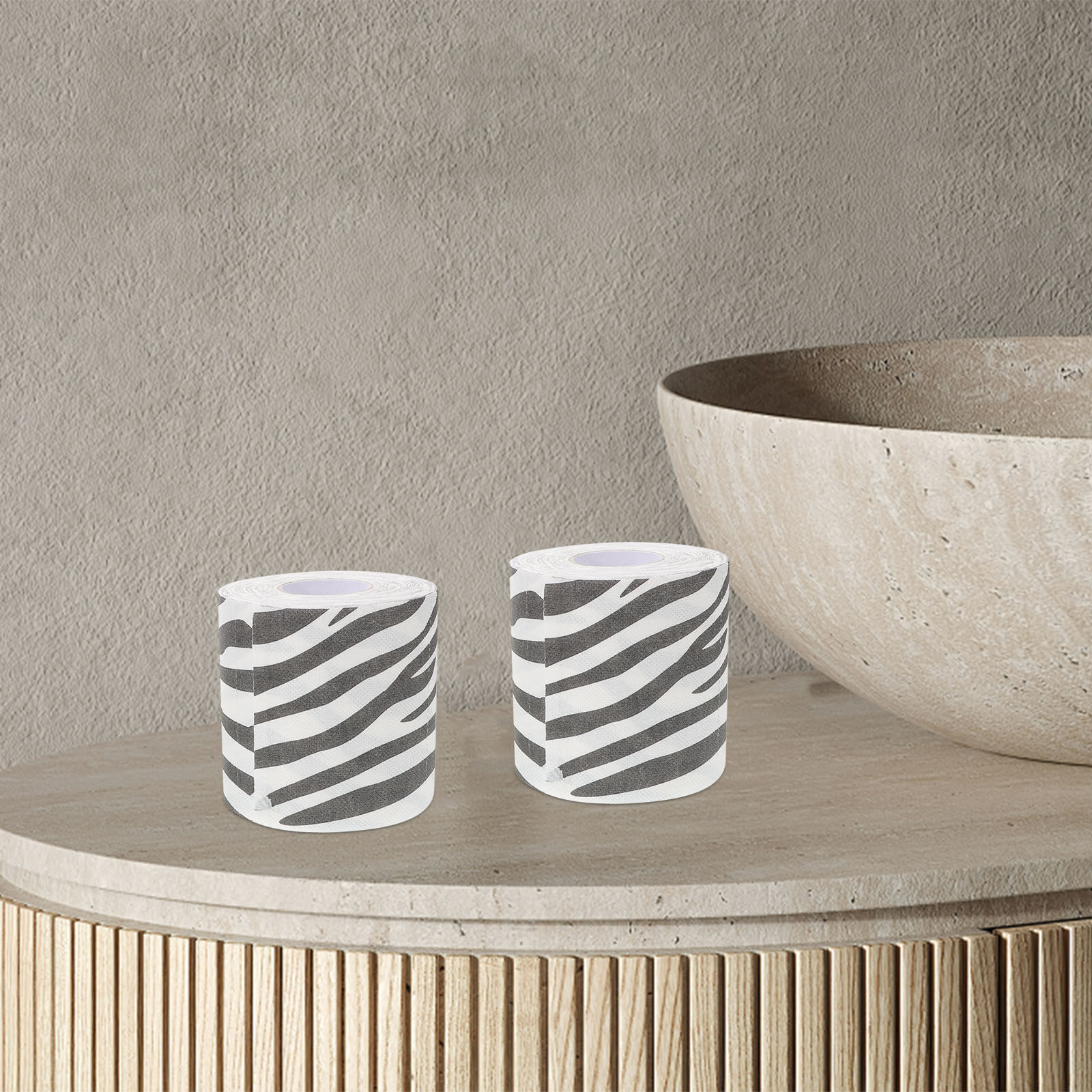 2Pcs Tisu Toilet Bermotif Zebr - Pattern Tissue Paper ulasan dan harga