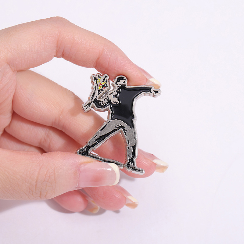 5 gaya patung Pin Enamel Seni  - Sewing Labels ulasan dan harga
