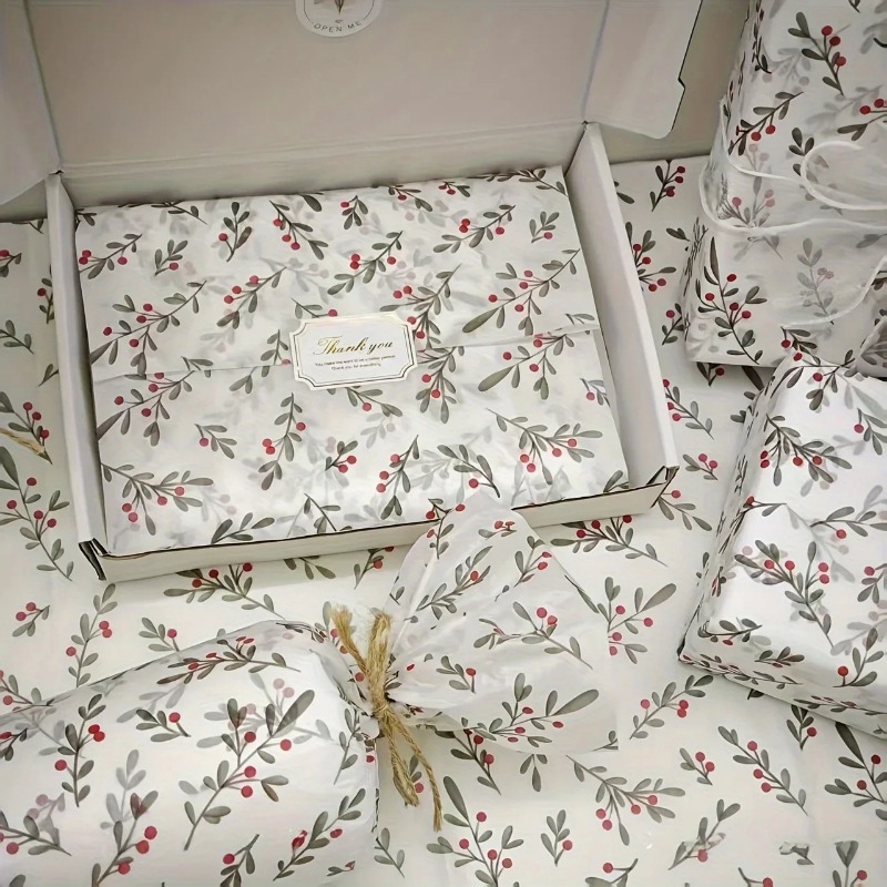 30 Buah/10 Buah Holly, Kertas  - Pattern Tissue Paper ulasan dan harga