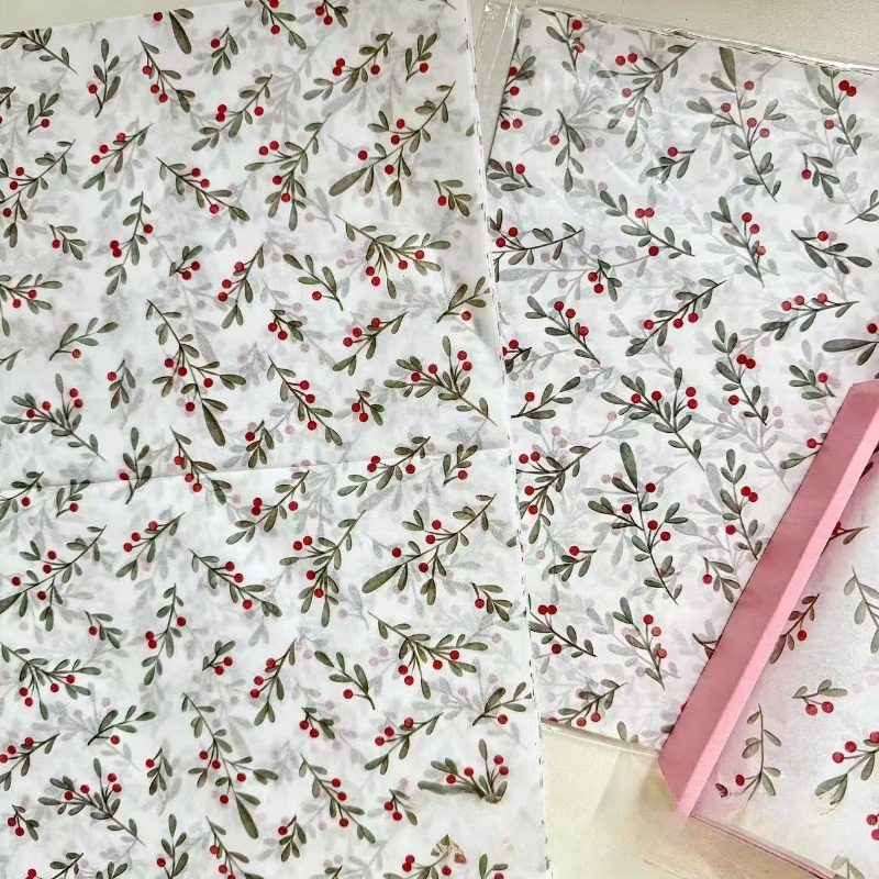 30 Buah/10 Buah Holly, Kertas  - Pattern Tissue Paper ulasan dan harga
