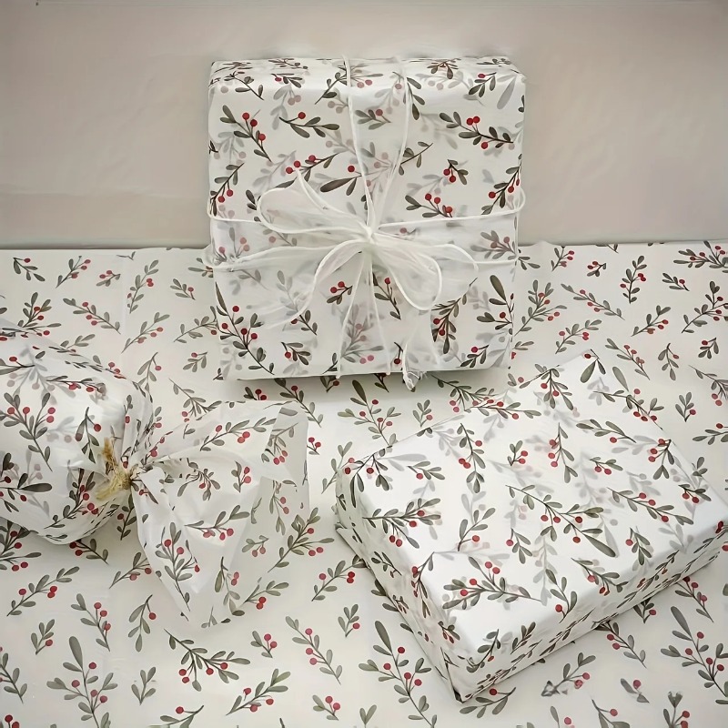 30 Buah/10 Buah Holly, Kertas  - Pattern Tissue Paper ulasan dan harga