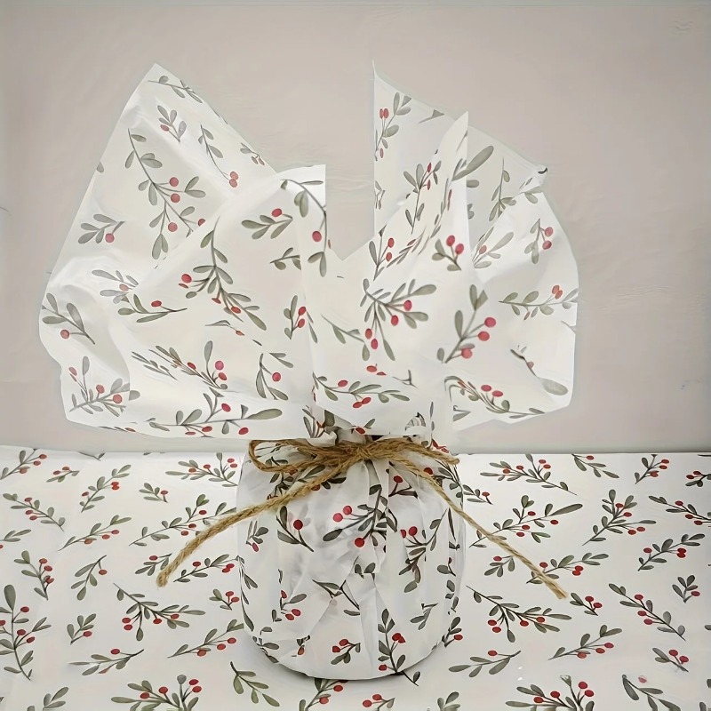 30 Buah/10 Buah Holly, Kertas  - Pattern Tissue Paper ulasan dan harga