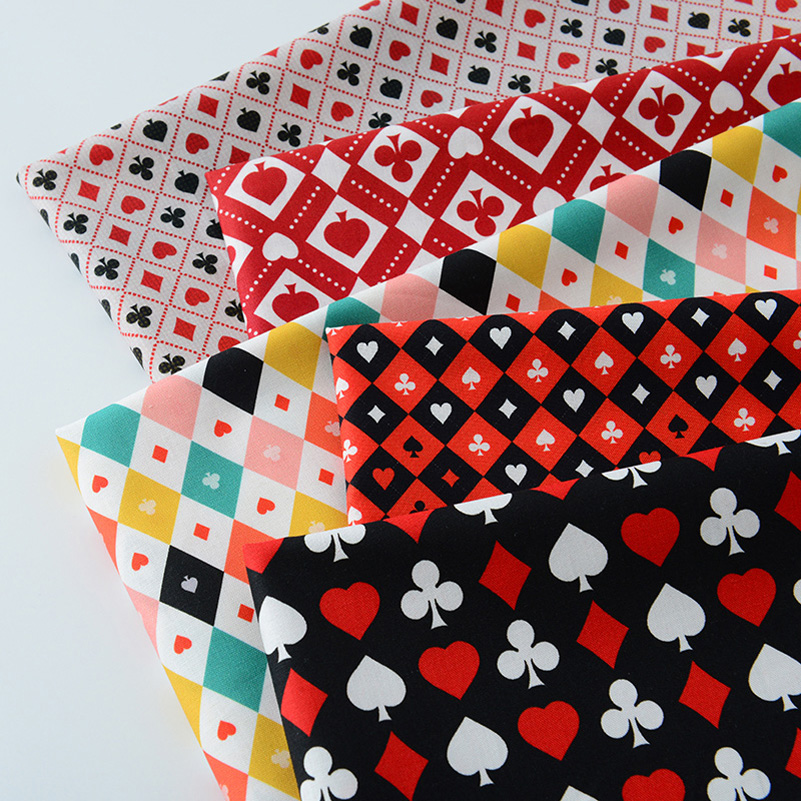 Ins Poker Elemen Katun Kain Ce - Textile For Sewing ulasan dan harga