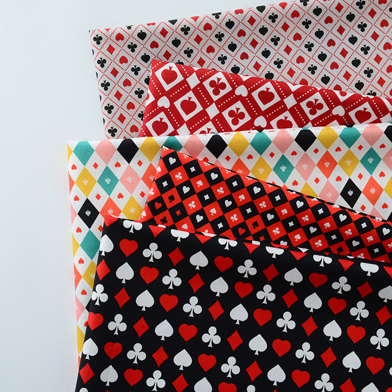 Ins Poker Elemen Katun Kain Ce - Textile For Sewing ulasan dan harga