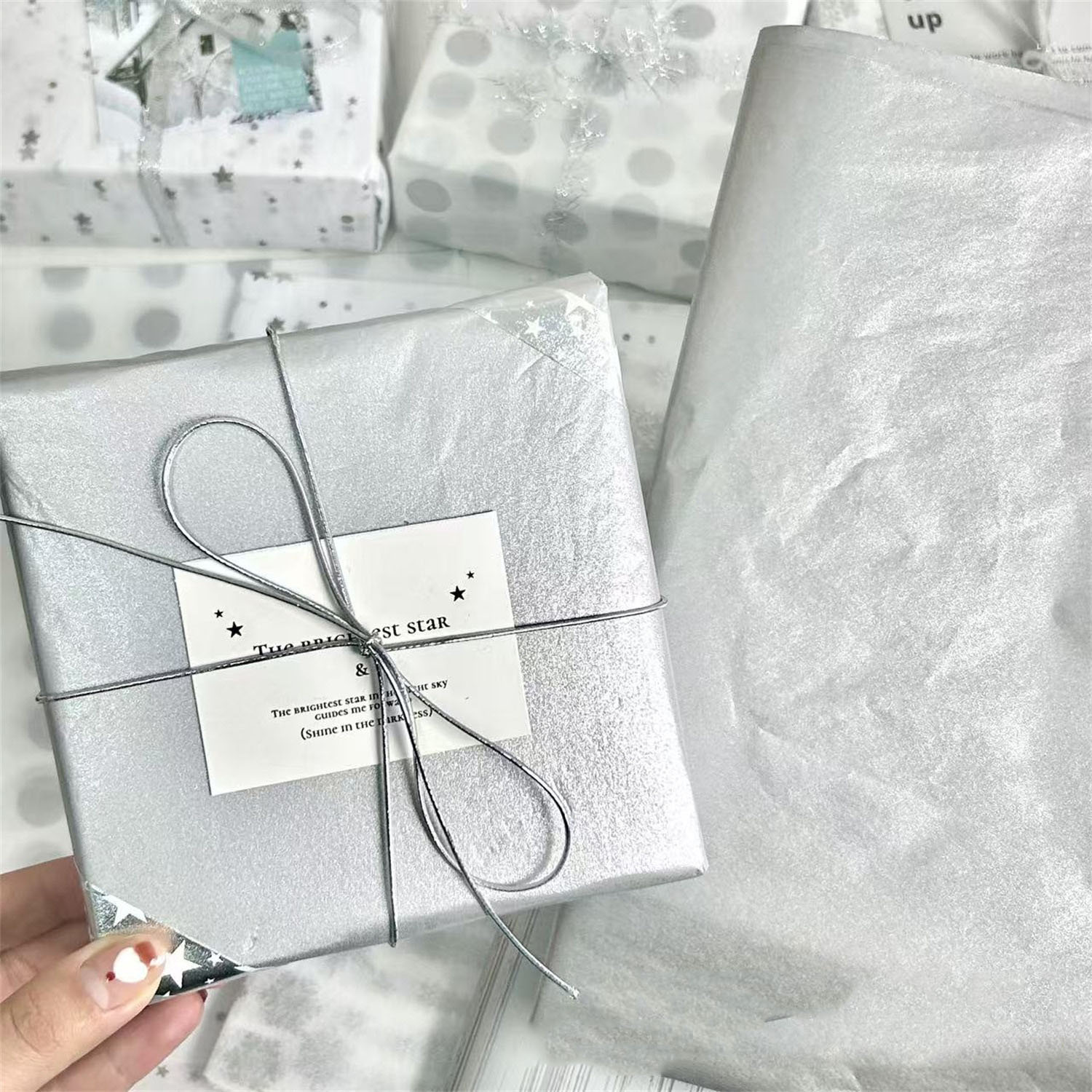 Kertas Pembungkus Kado Bunga K - Pattern Tissue Paper ulasan dan harga