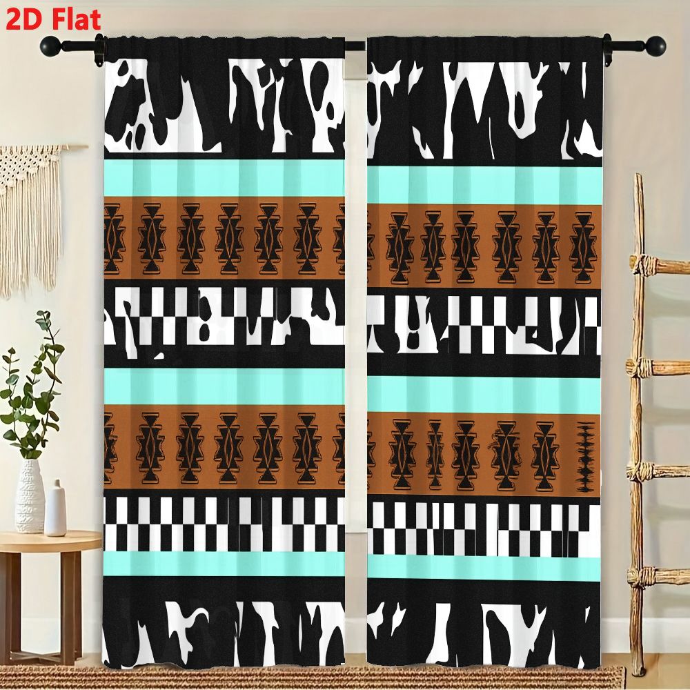 2 Buah Tirai 2D Pola Tribal Ab - Century Textile & Sewing Supply Saskatoon Sk ulasan dan harga