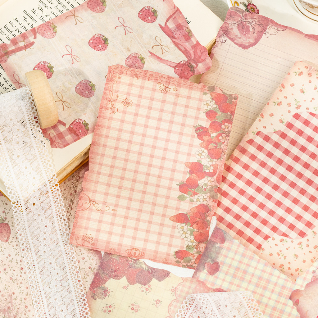 30 lembar Kertas Scrapbook Vin - Pattern Tissue Paper ulasan dan harga