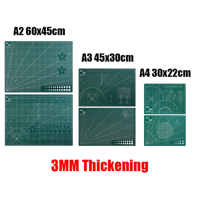 A2 A3 bantalan alas potong PVC - Cutting Mat Self Heal ulasan dan harga