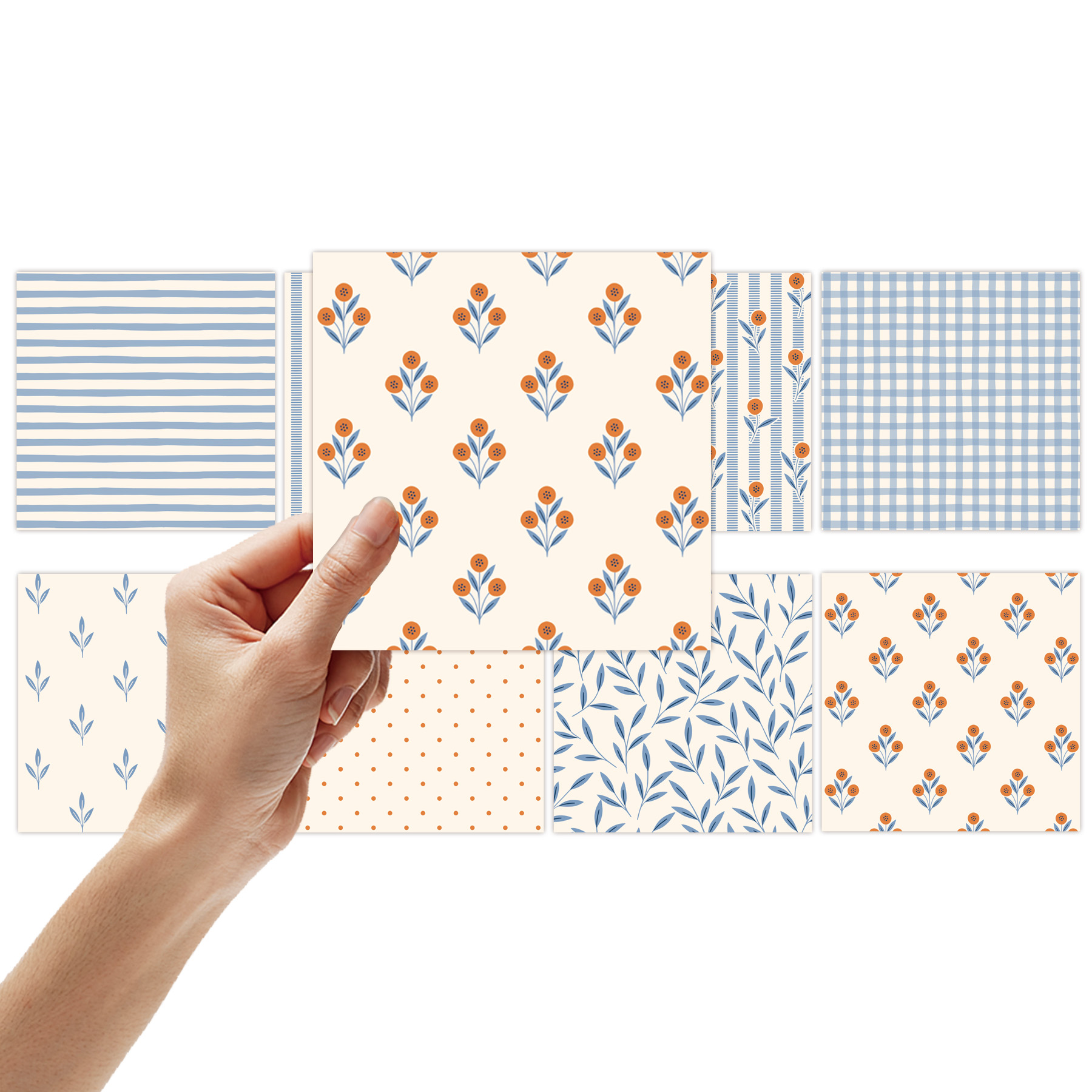 8 Lembar Kertas Scrapbook Kota - Pattern Tissue Paper ulasan dan harga
