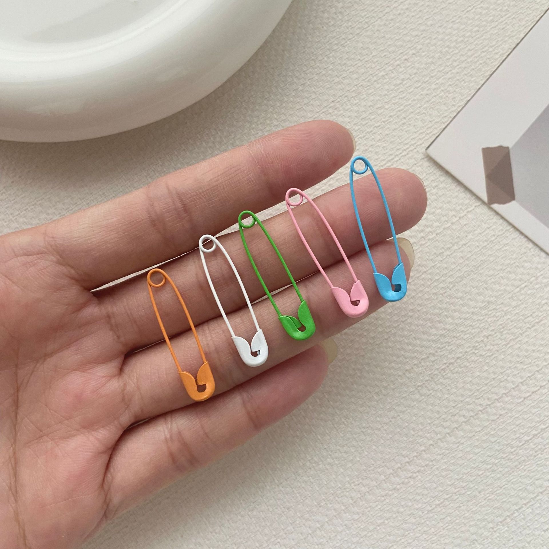 10/50/100 Buah Peniti Warna-wa - Sewing Labels ulasan dan harga