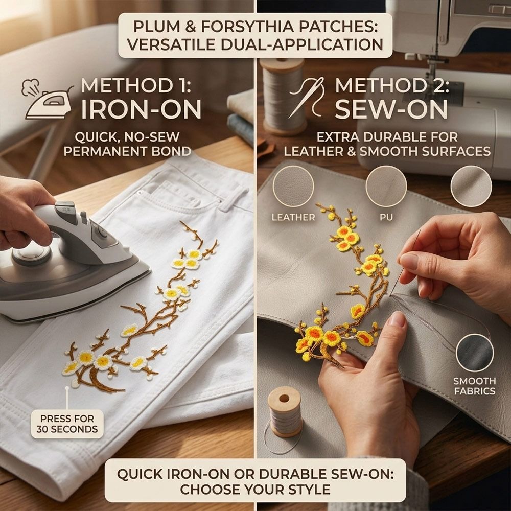 Patch Bunga Sakura DIY untuk D - Sewing And Textile ulasan dan harga