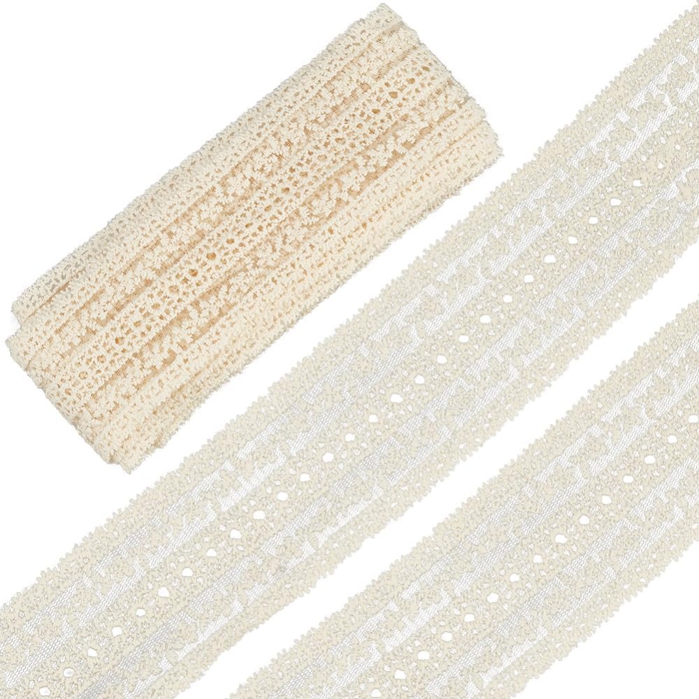 Pita renda katun vintage lebar - Sewing Eyelet Fabric ulasan dan harga
