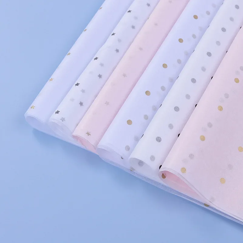 10 lembar/lot 50*70 Cm kertas  - Pattern Tissue Paper ulasan dan harga